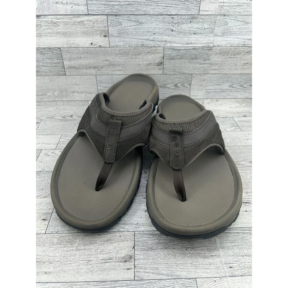 Teva Katavi 2‎ Men Thong Sandals Brown Suede Hiking Flip Flops 1002432 Size 14